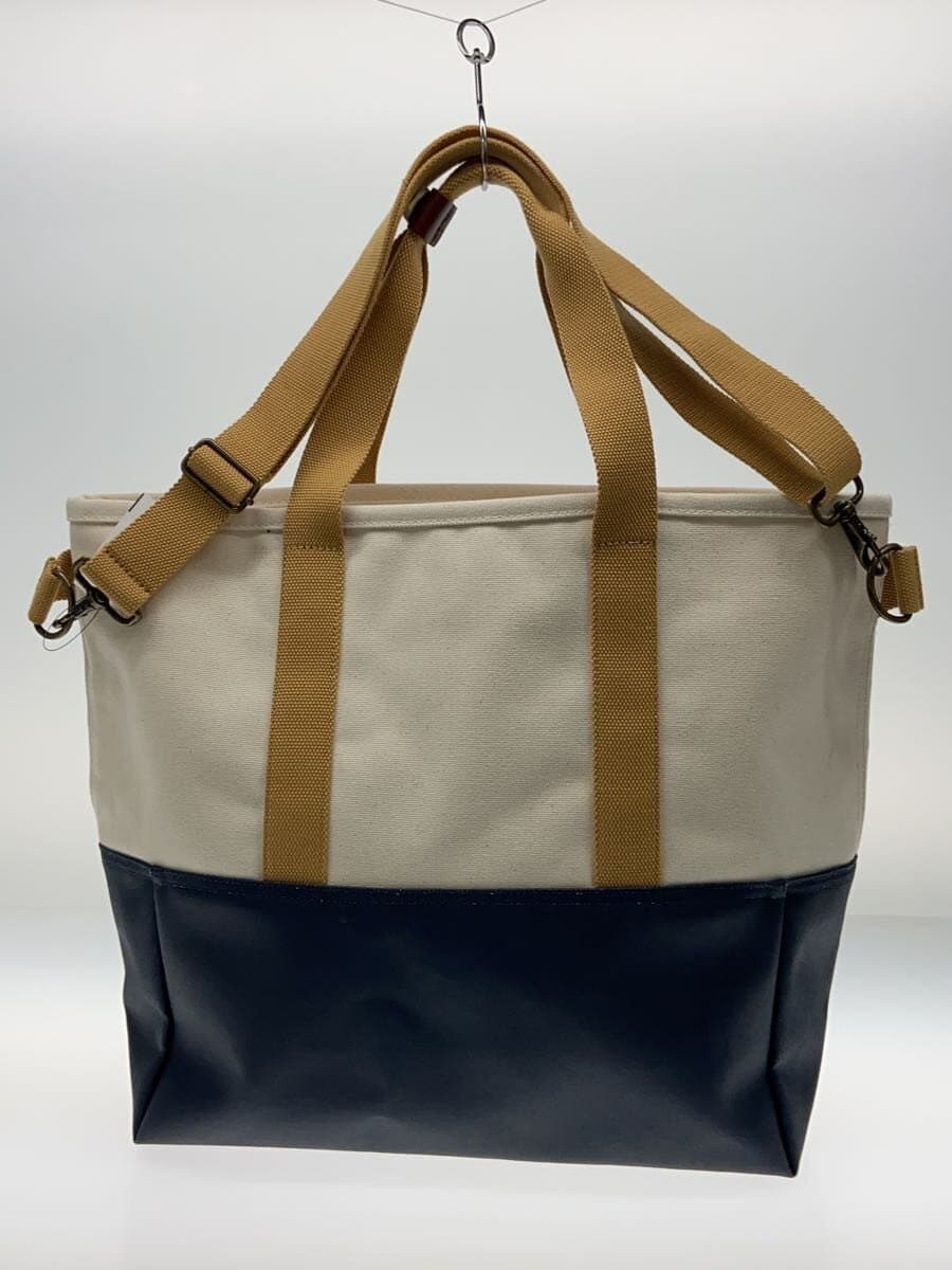 L.L.Bean Tote Bag Cotton IVO Plain 513729 3
