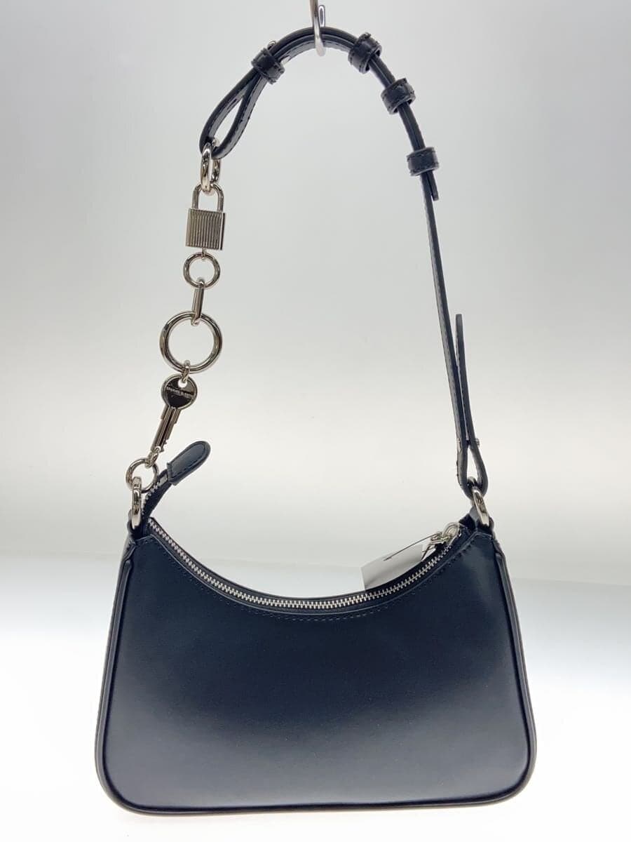 CHARLES&KEITH shoulder bag polyester black solid CK2-20271269 Lane chain link 3