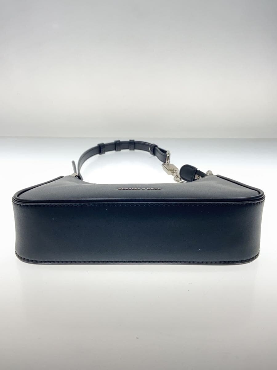 CHARLES&KEITH shoulder bag polyester black solid CK2-20271269 Lane chain link 4