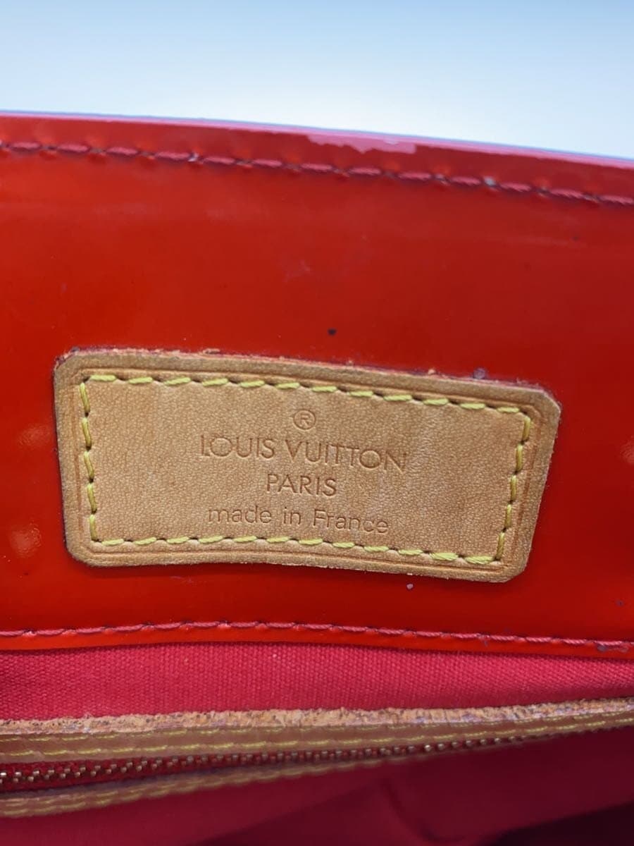 LOUIS VUITTON Lead PM_Monogram Vernis Patent Leather RED All Over Pattern 5