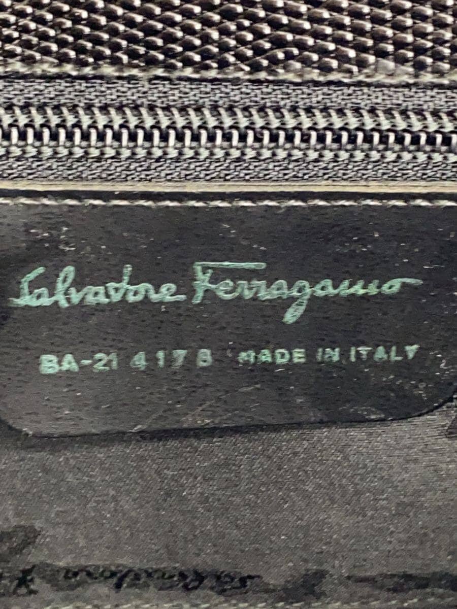 Salvatore Ferragamo handbag leather black BA-214178 5