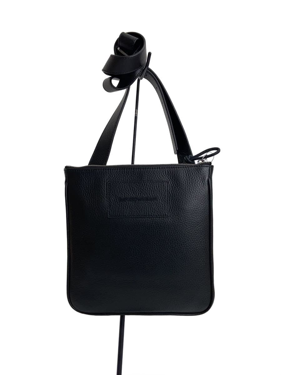 EMPORIO ARMANI Shoulder Bag Leather BLK