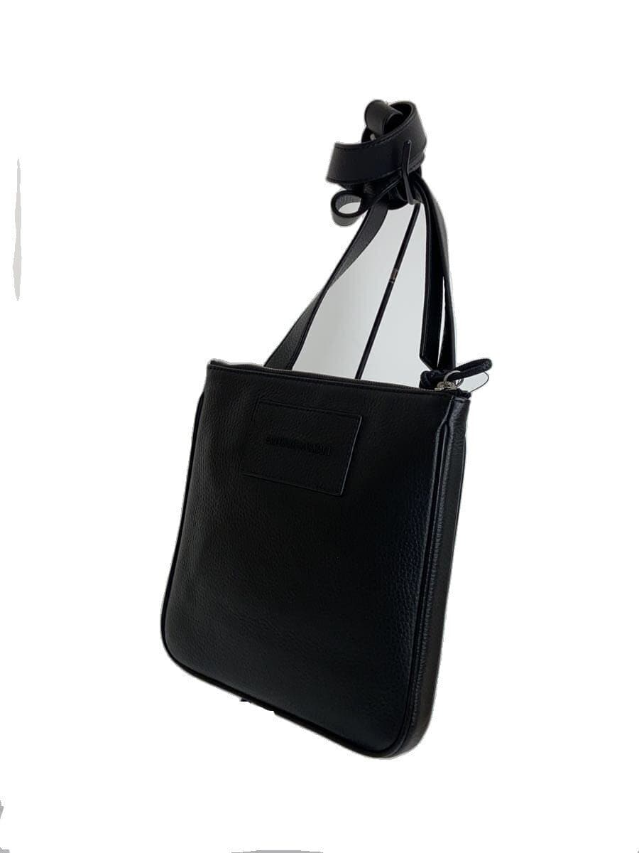 EMPORIO ARMANI Shoulder Bag Leather BLK 2