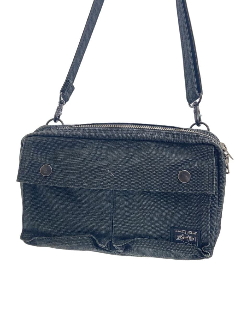 PORTER Shoulder Bag Canvas BLK