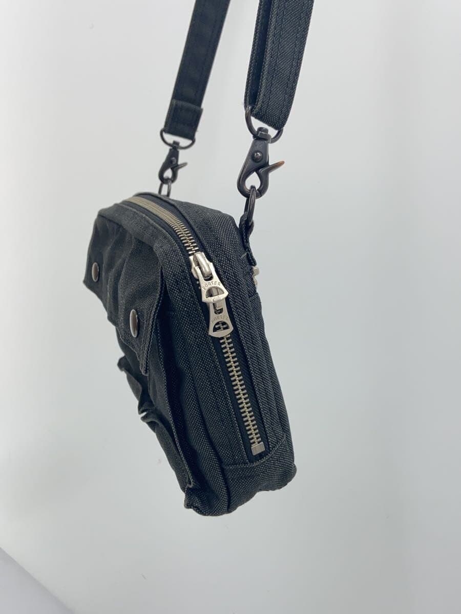 PORTER Shoulder Bag Canvas BLK 2