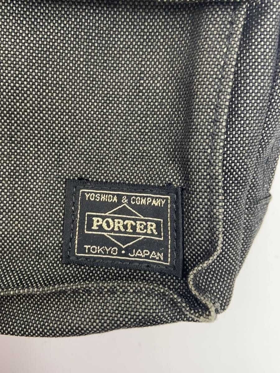 PORTER Shoulder Bag Canvas BLK 5