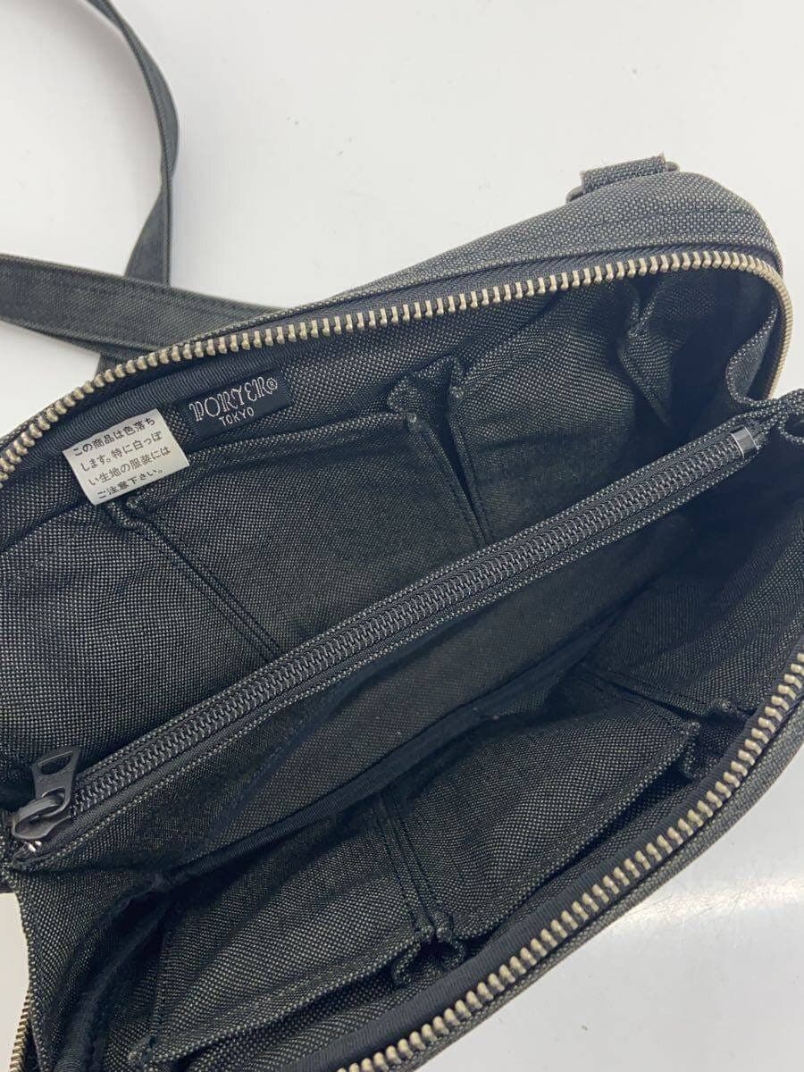 PORTER Shoulder Bag Canvas BLK 6