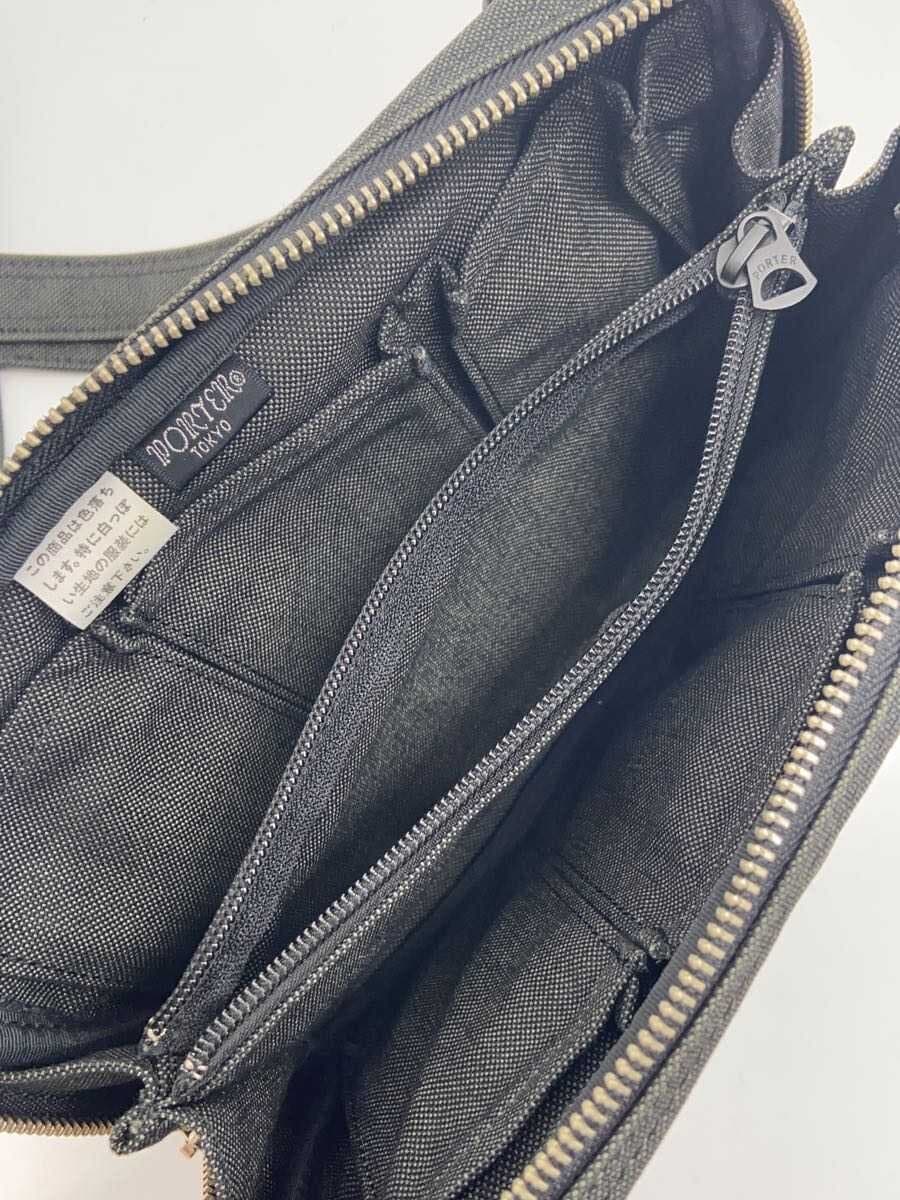 PORTER Shoulder Bag Canvas BLK 7