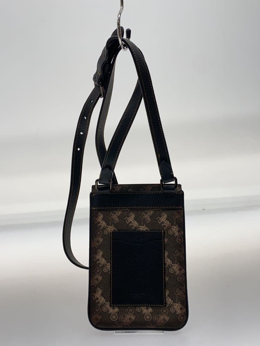 COACH shoulder bag leather multicolor all-over pattern 3