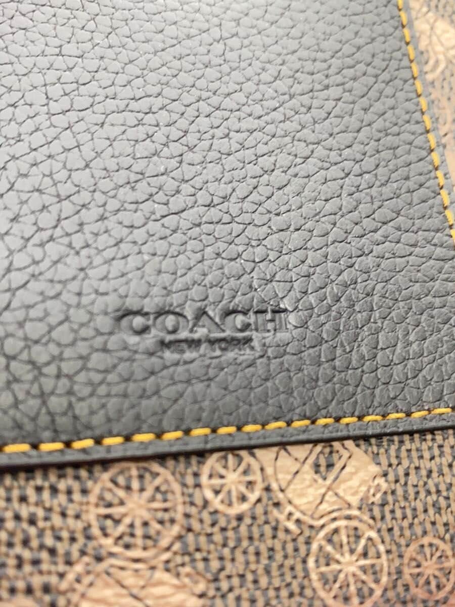 COACH shoulder bag leather multicolor all-over pattern 5