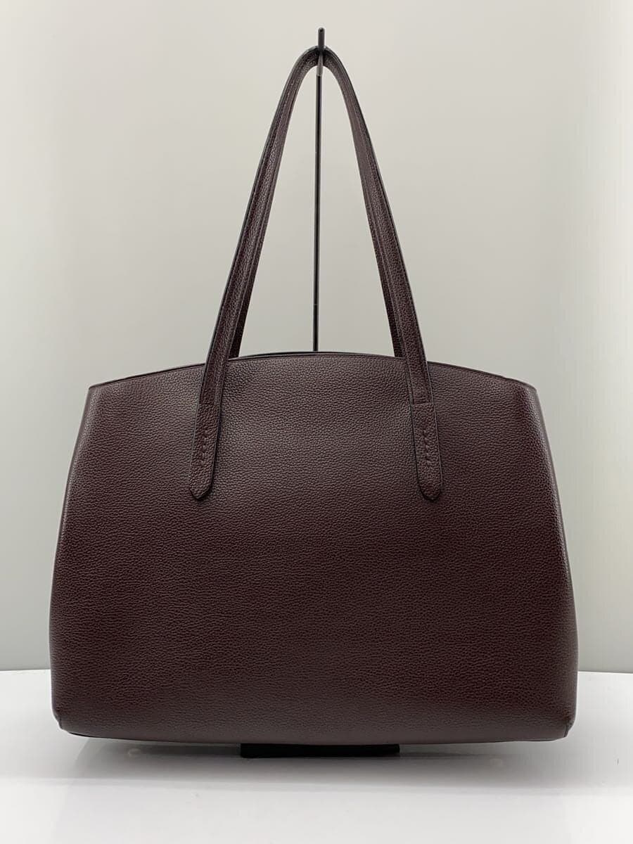 COACH Tote Bag Leather BRW Solid 78220 3