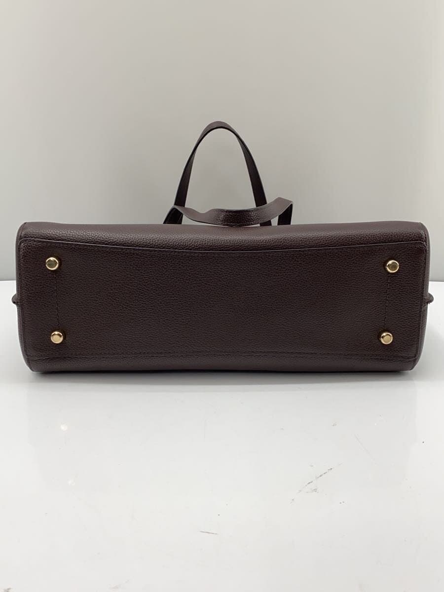 COACH Tote Bag Leather BRW Solid 78220 4