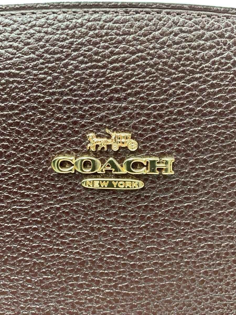 COACH Tote Bag Leather BRW Solid 78220 5