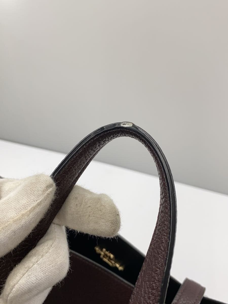 COACH Tote Bag Leather BRW Solid 78220 7