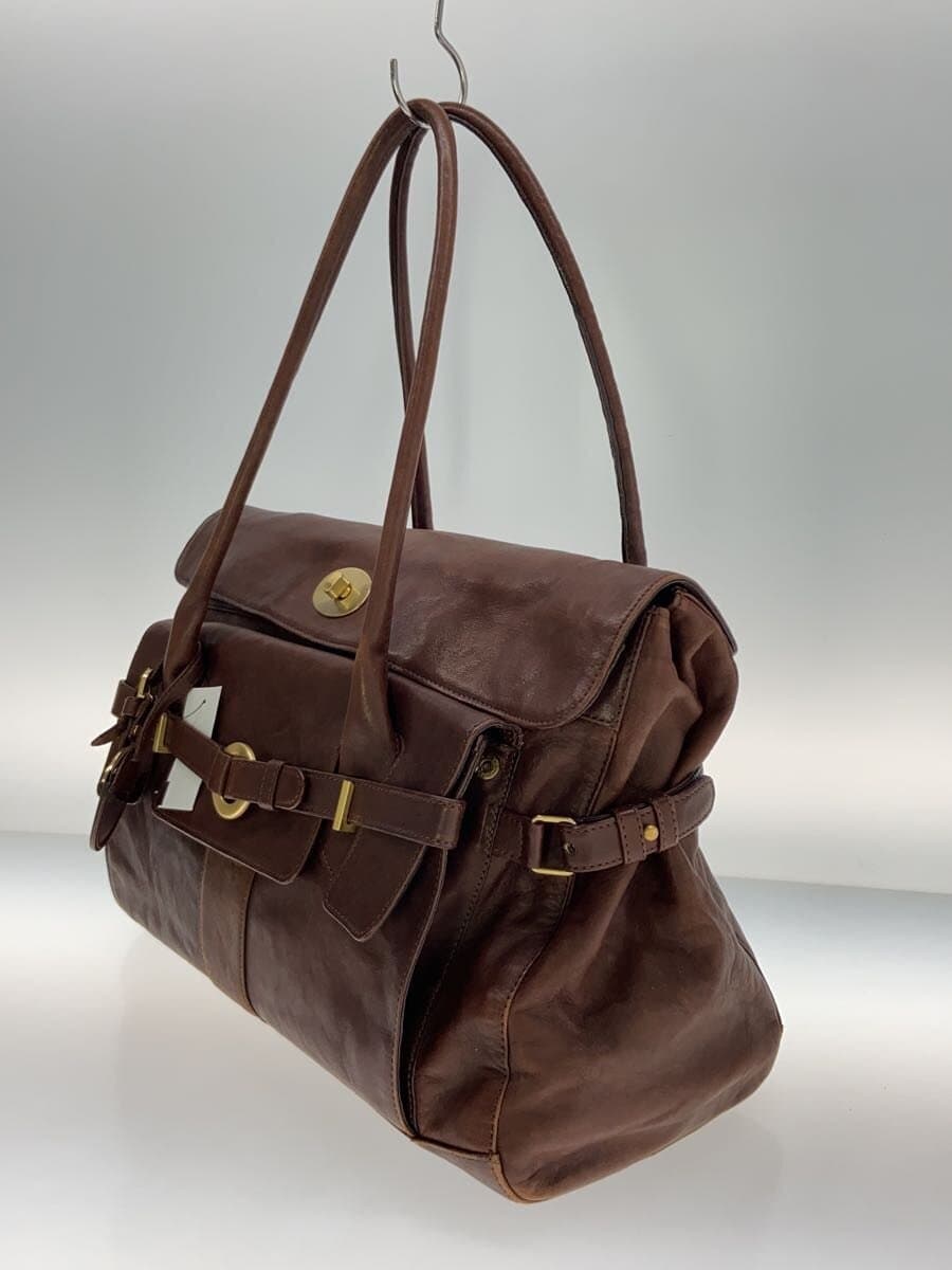 DAKOTA Shoulder Bag Leather BRW Solid 2