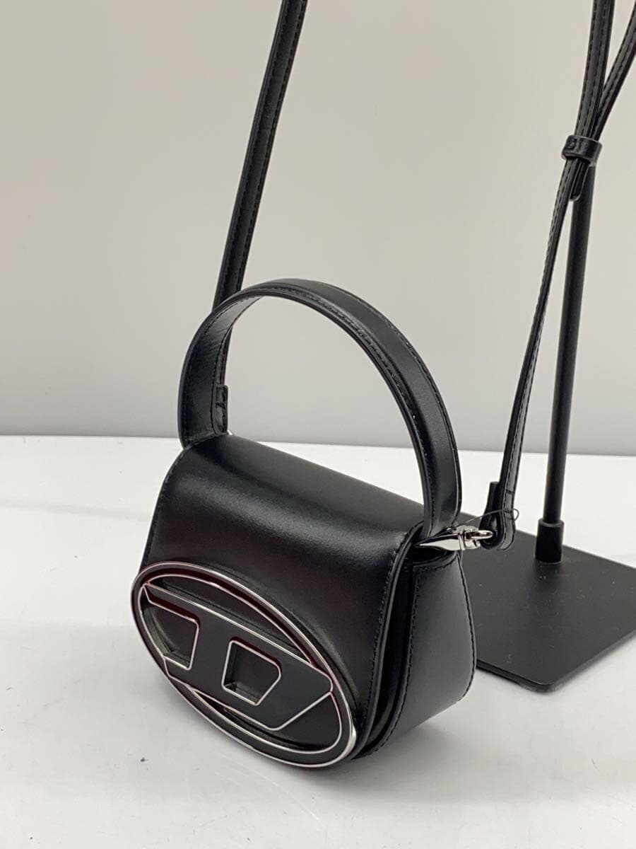 Diesel Fashion Handbag Leather Black Solid Color PR818 2