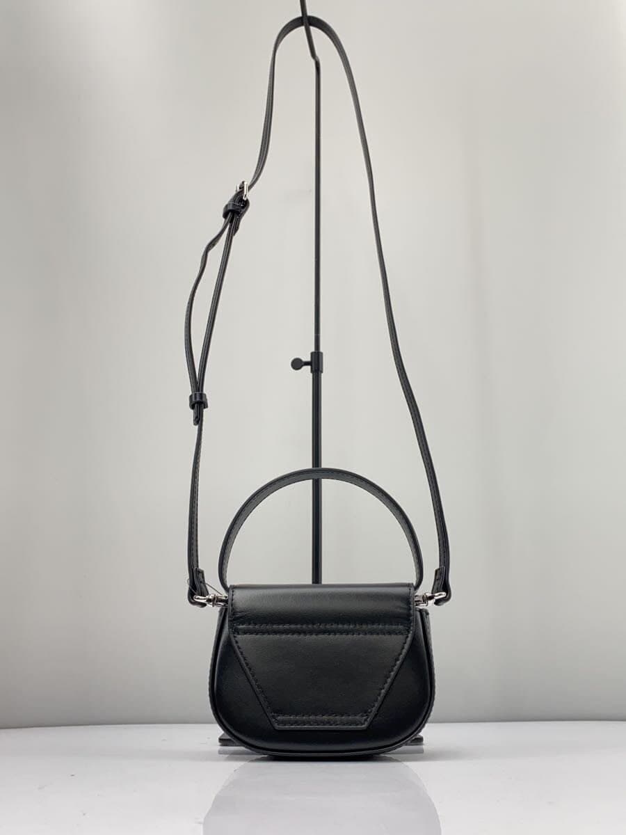 Diesel Fashion Handbag Leather Black Solid Color PR818 3