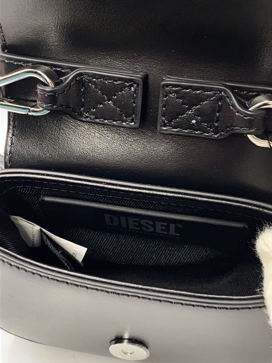 Diesel Fashion Handbag Leather Black Solid Color PR818 6