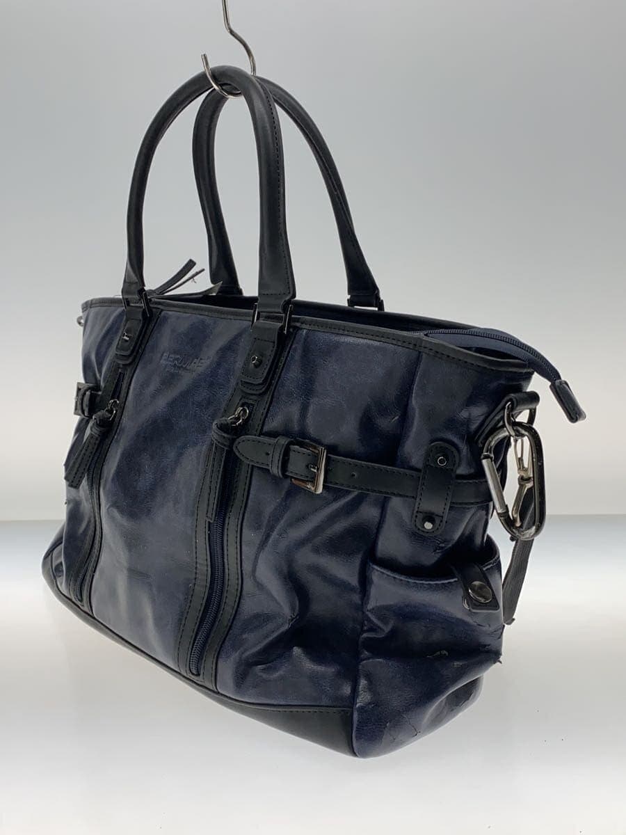 BERMAS Briefcase NVY Solid 2