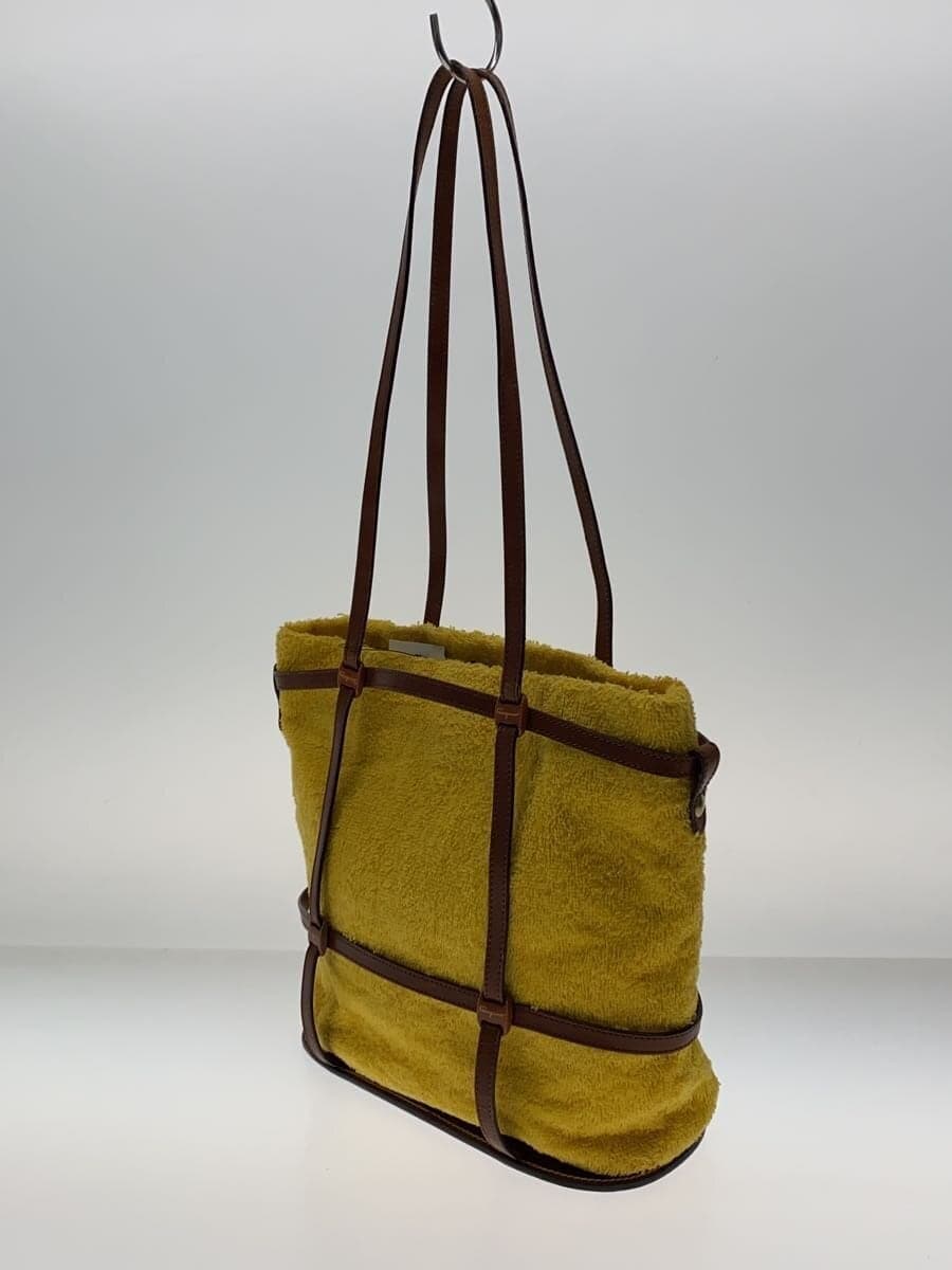 Salvatore Ferragamo bag -- YLW has stains 2