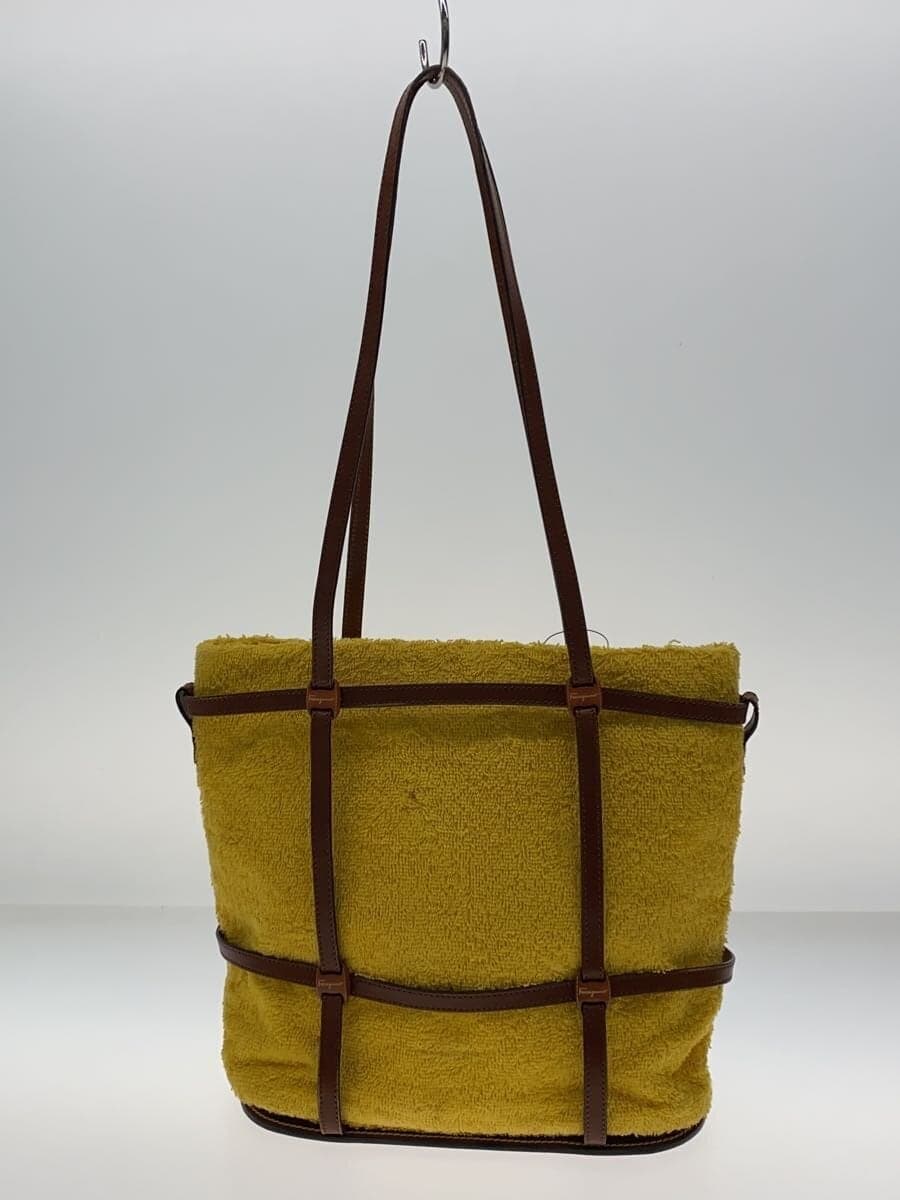 Salvatore Ferragamo bag -- YLW has stains 3