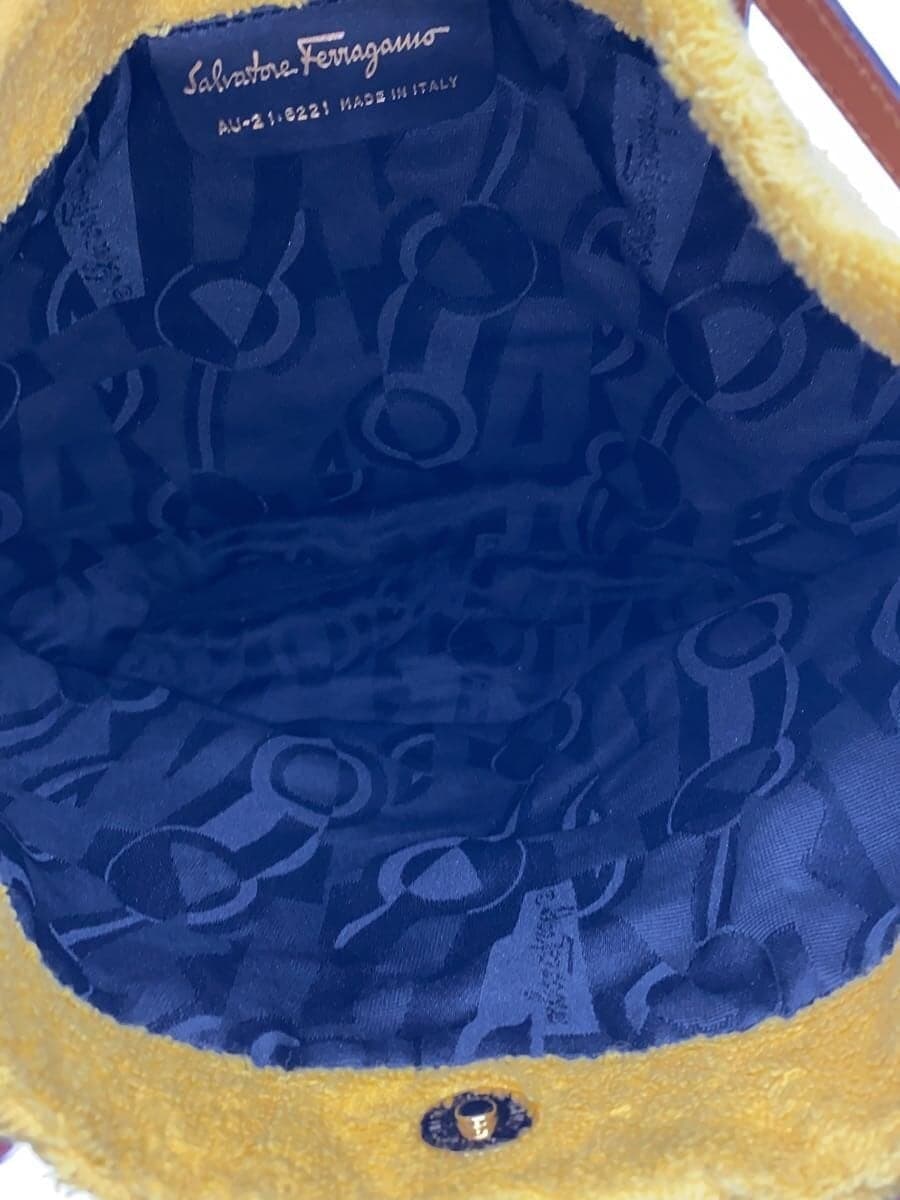 Salvatore Ferragamo bag -- YLW has stains 6