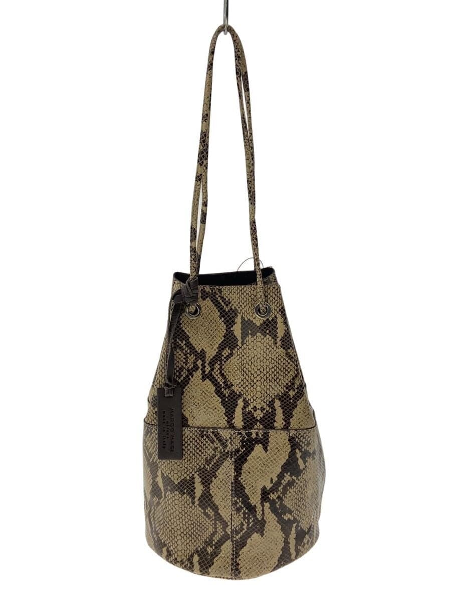 MARCO MASI Handbag BEG All Over Pattern