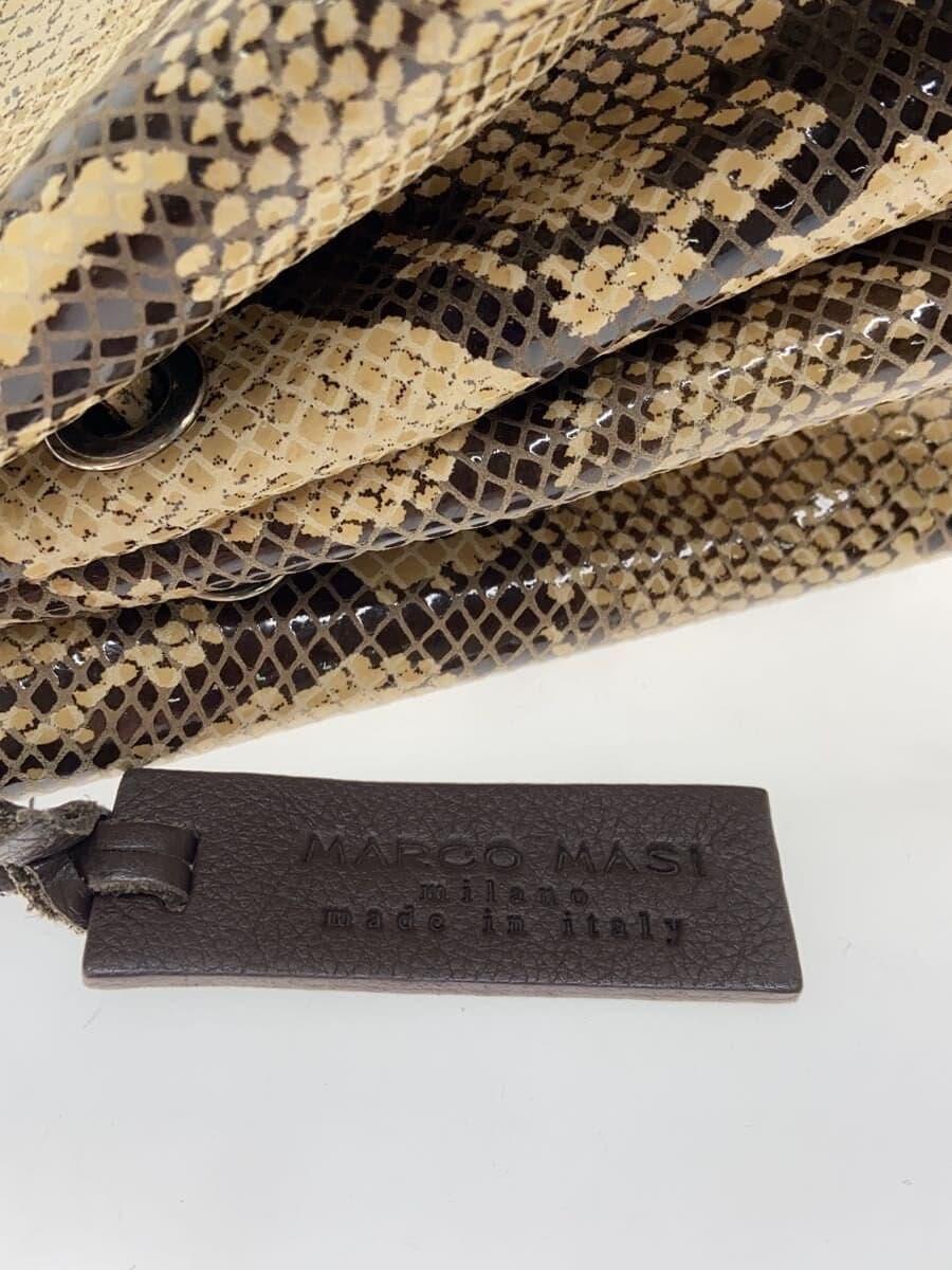 MARCO MASI Handbag BEG All Over Pattern 5