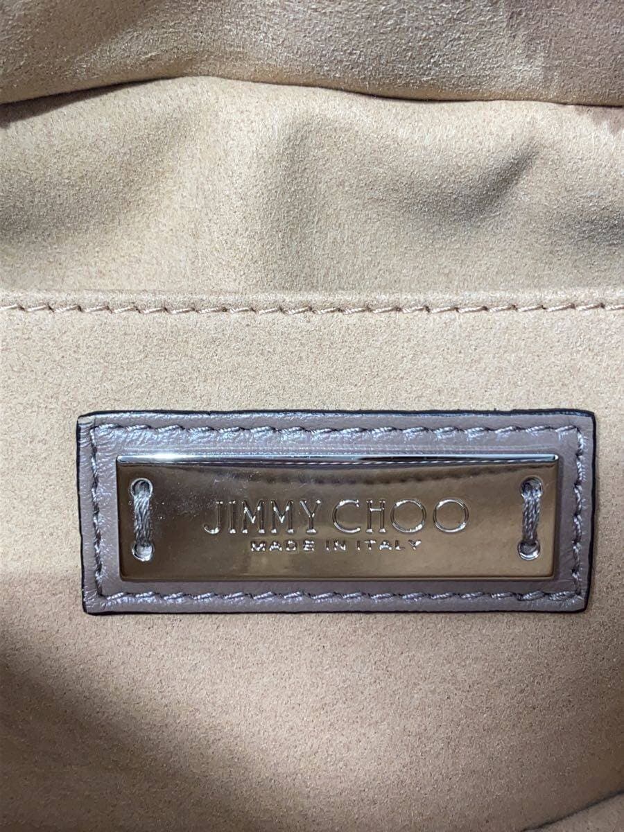 JIMMY CHOO Handbag Leather BEG 5