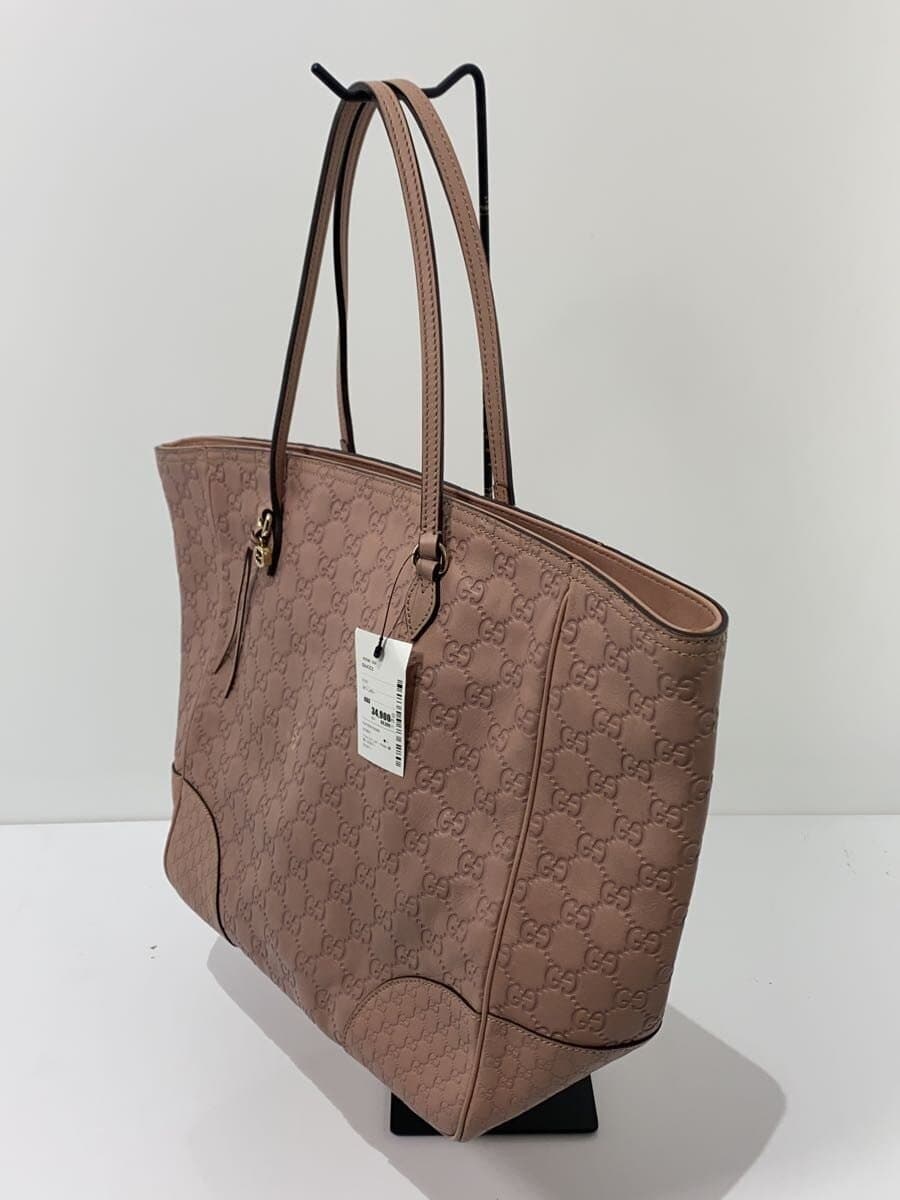 GUCCI Tote Bag Leather PNK Solid 323671 2