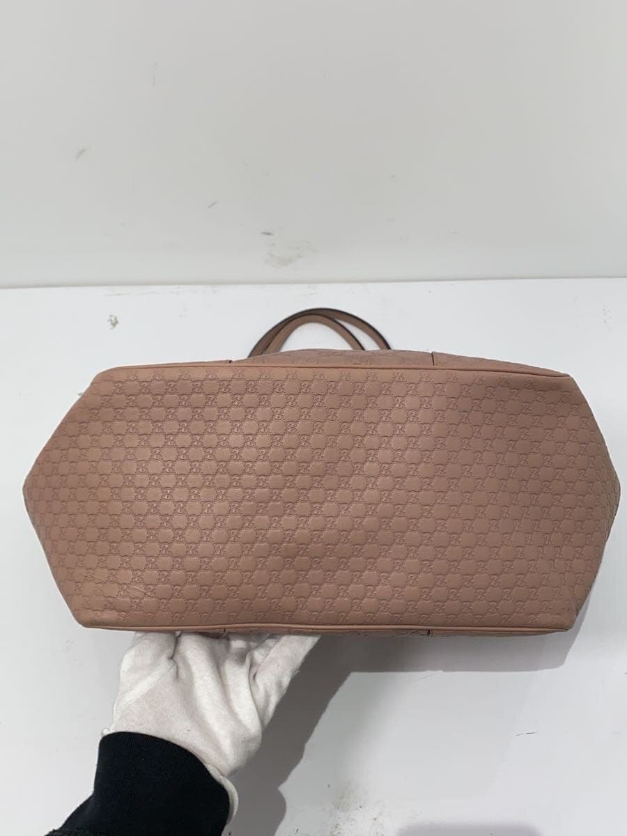 GUCCI Tote Bag Leather PNK Solid 323671 4