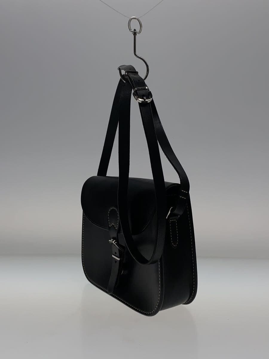 Courreges shoulder bag leather BLK 2