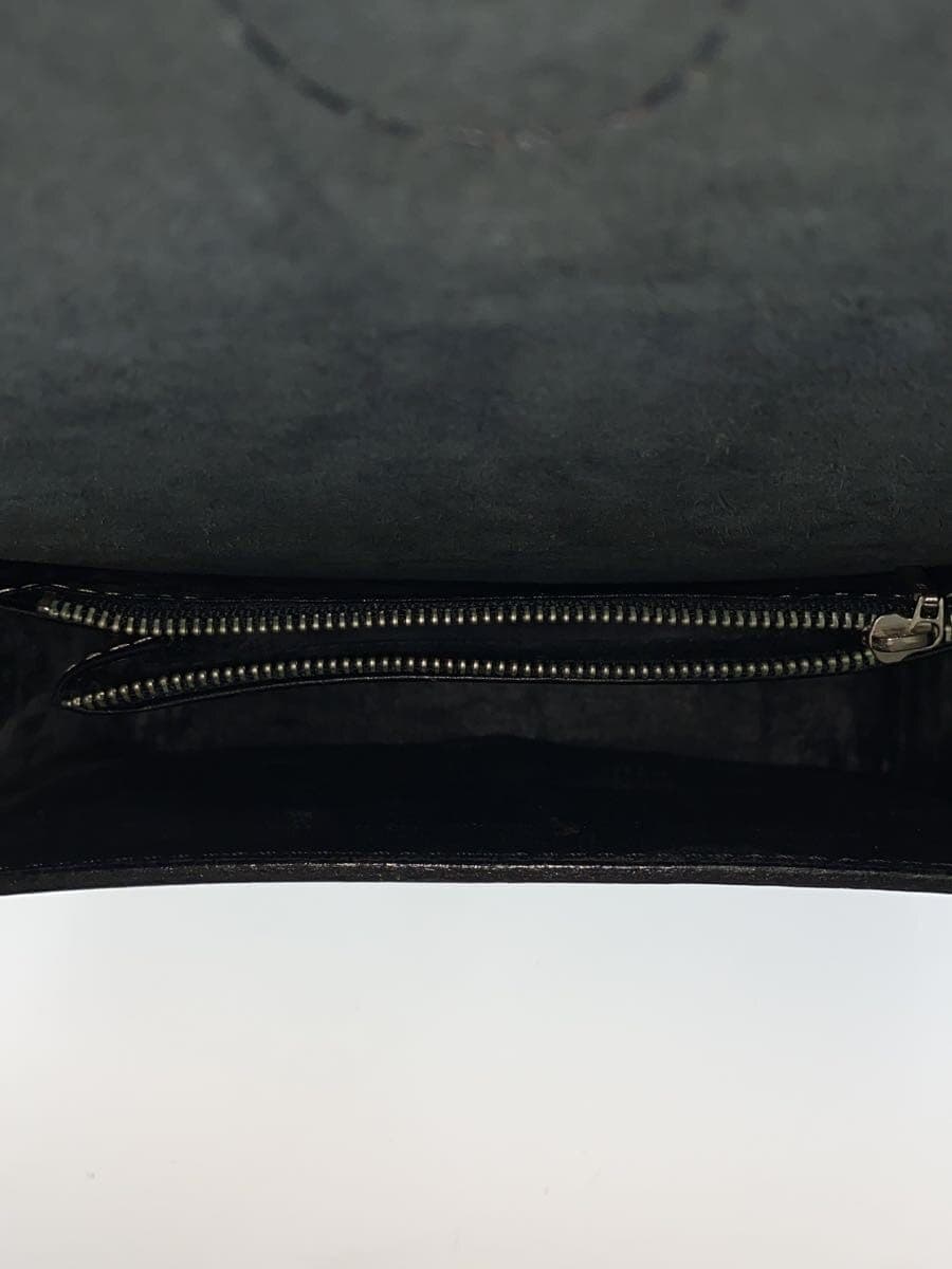 Courreges shoulder bag leather BLK 6