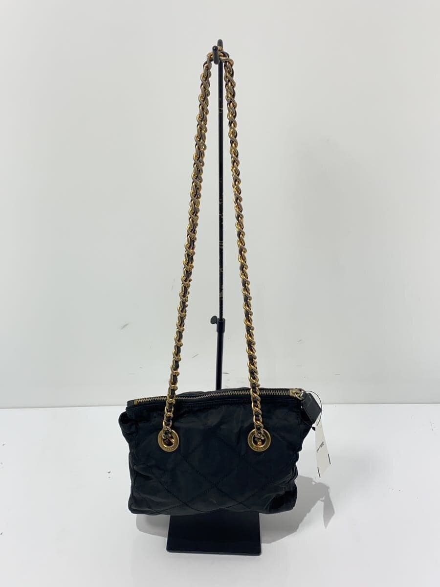 PRADA Quilted Chain Shoulder Bag BLK 3