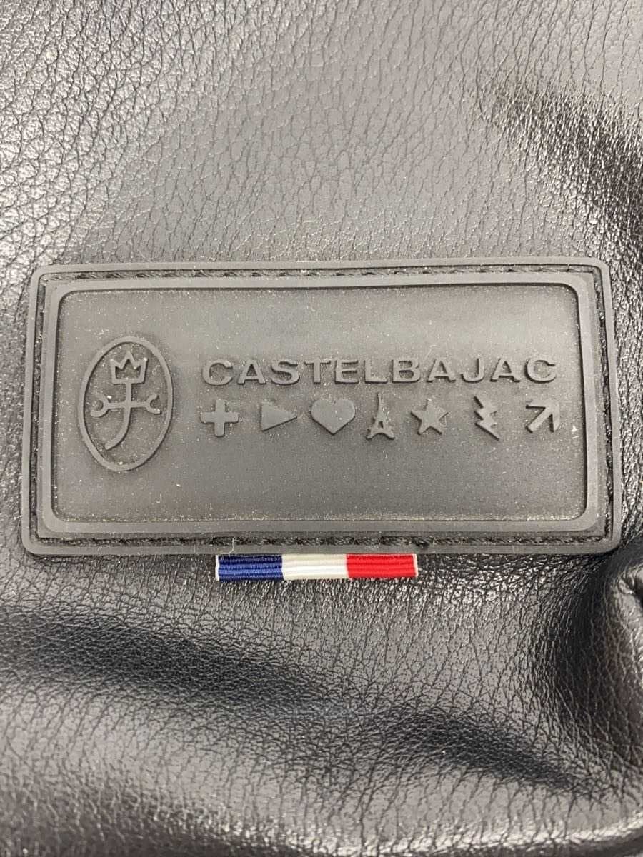CASTELBAJAC Shoulder Bag Leather BLK 055931 5