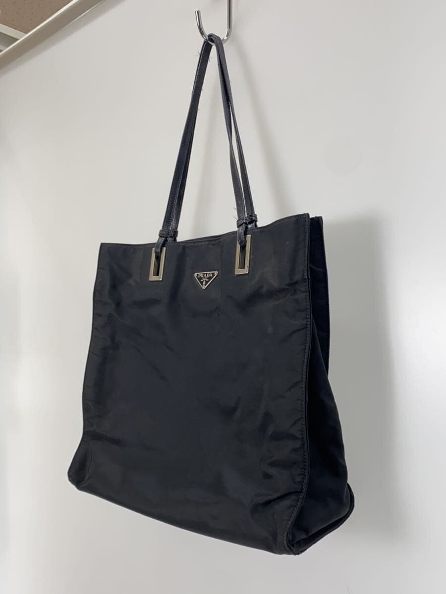 PRADA tote bag nylon BLK 2