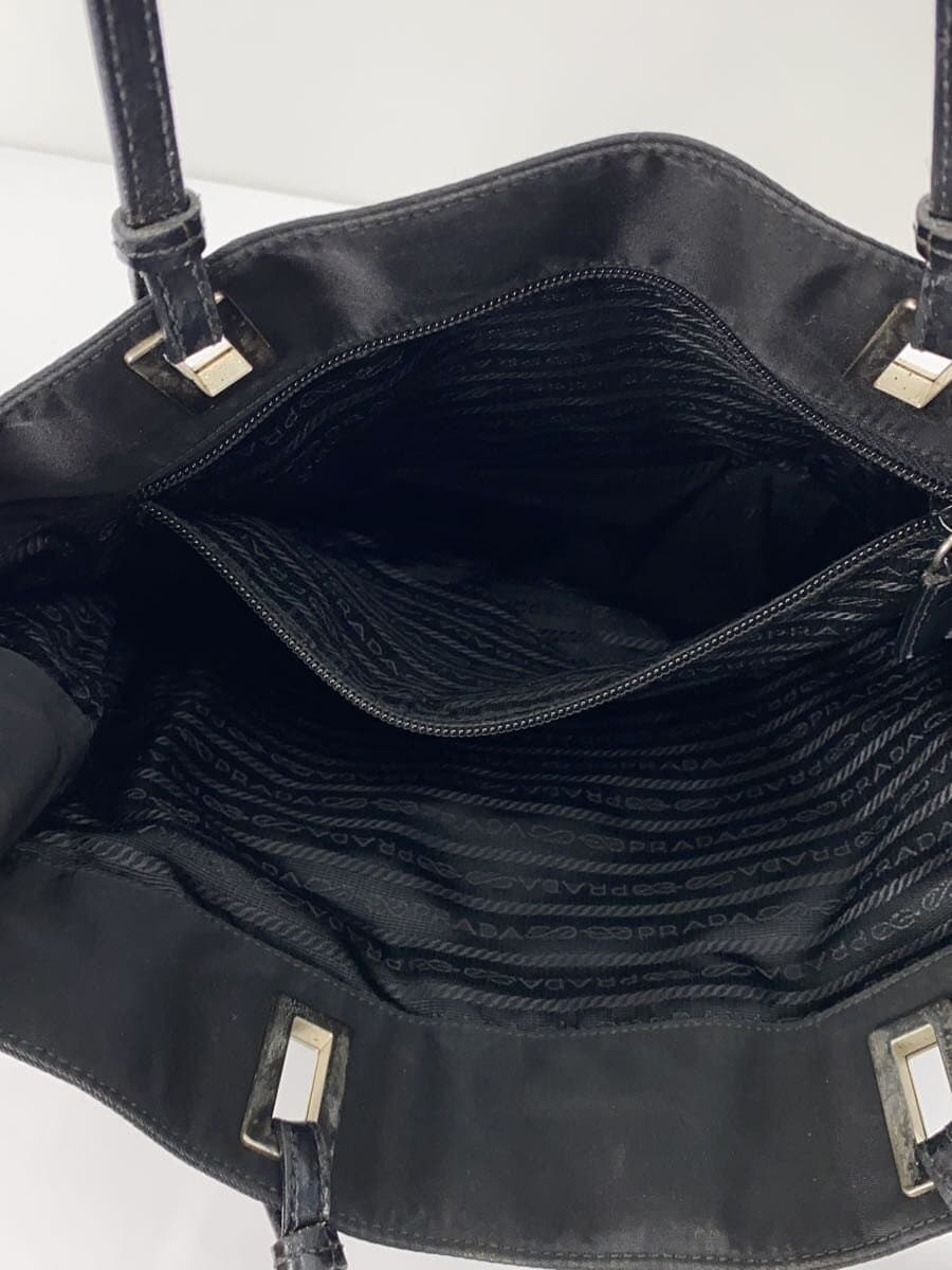 PRADA tote bag nylon BLK 8