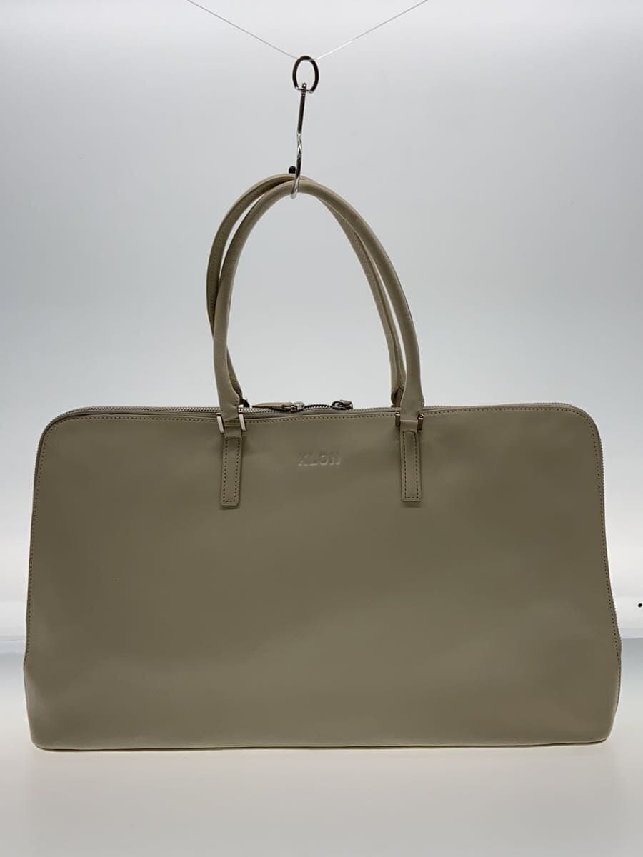 KLON Shoulder Bag Leather BEG Solid 3