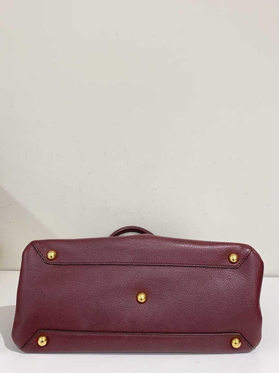 BURBERRY Handbag Tote Bag Shoulder Strap 2-Way Bucket Banner BRD Solid 4