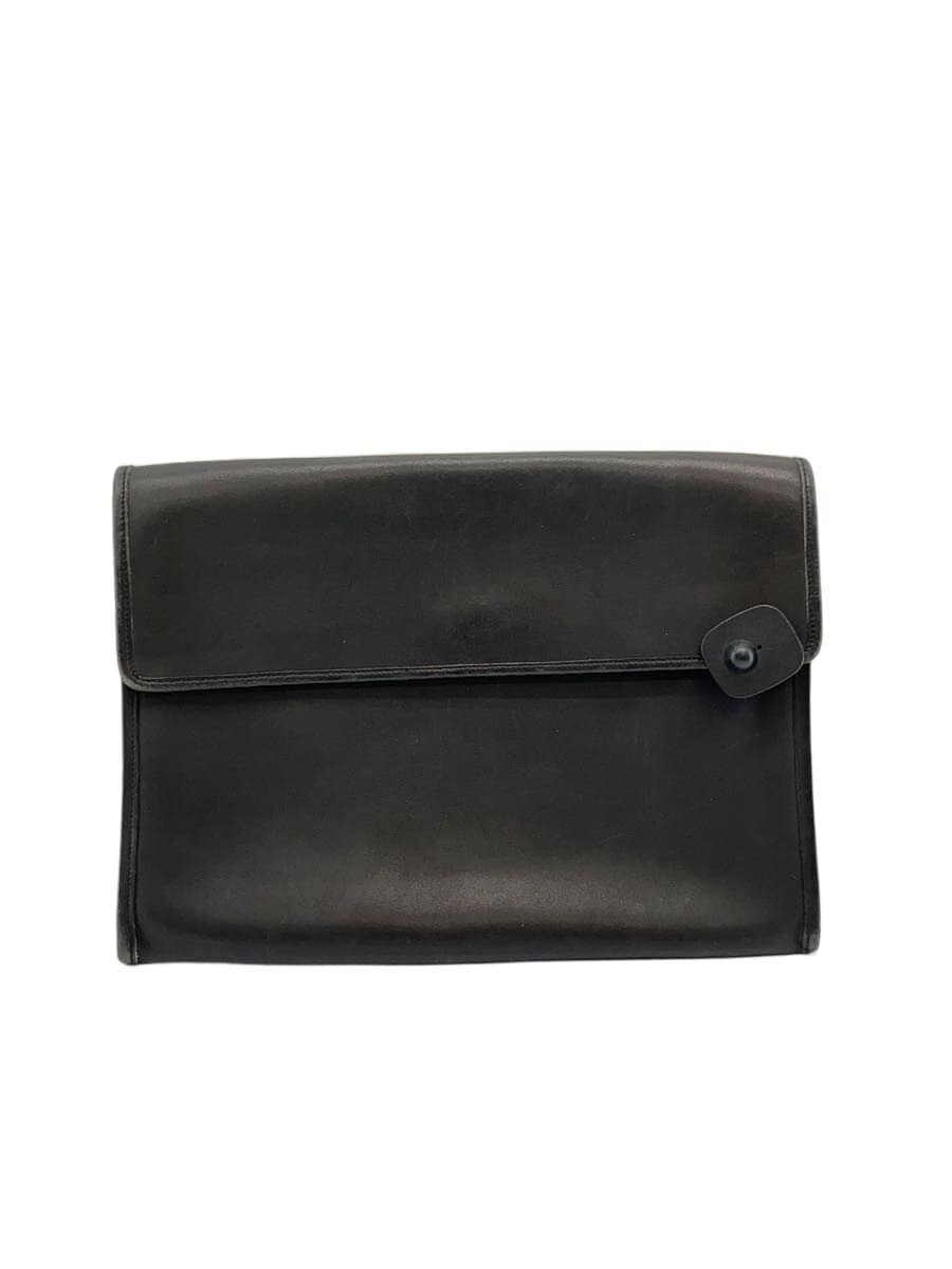 COACH Second Bag Leather BLK Solid 0029