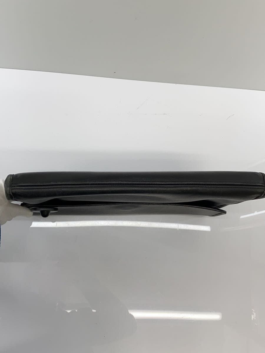 COACH Second Bag Leather BLK Solid 0029 4