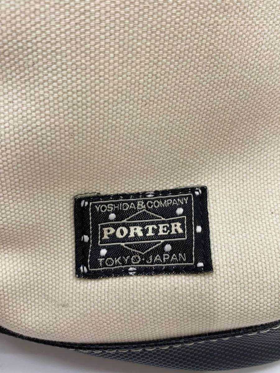 PORTER Tote Bag Canvas BEG Solid 739-08513 5