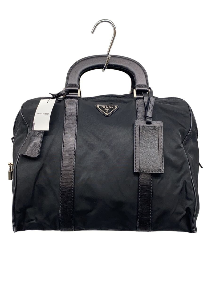 PRADA Boston Bag Nylon BLK Solid v129