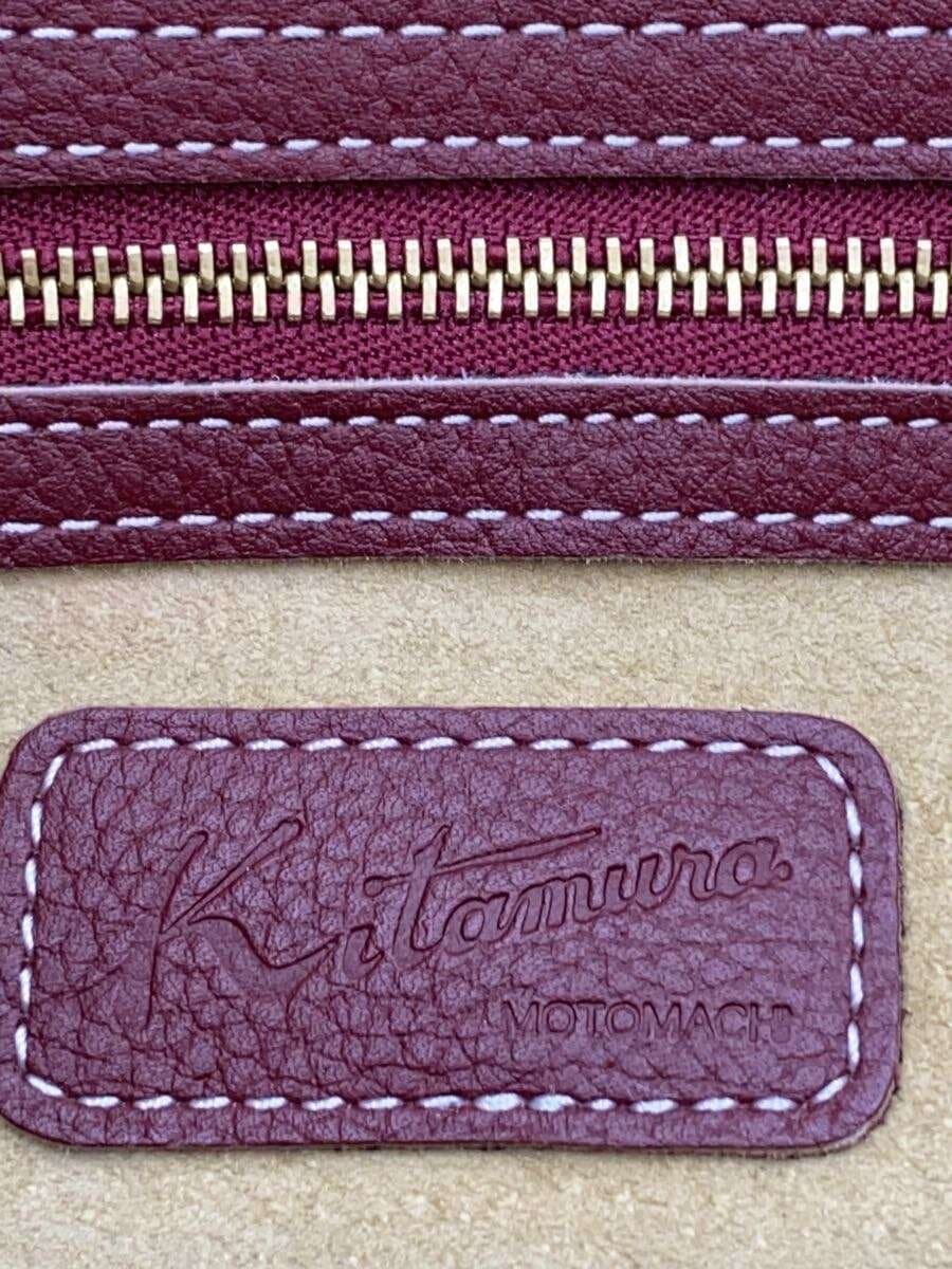 Kitamura Handbag Leather BRD Solid 5
