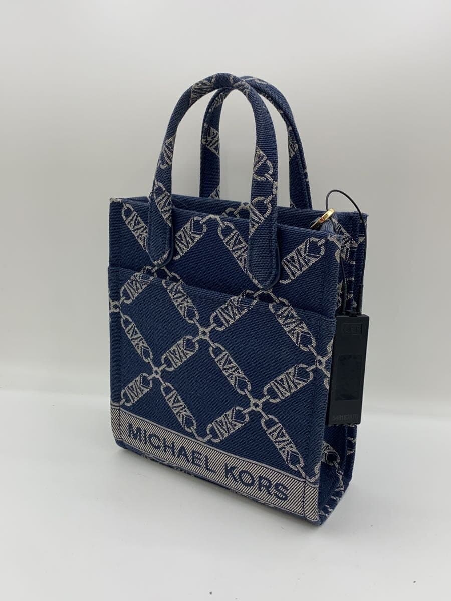 MICHAEL KORS Shoulder Bag NVY All Over Pattern CE-2303 2