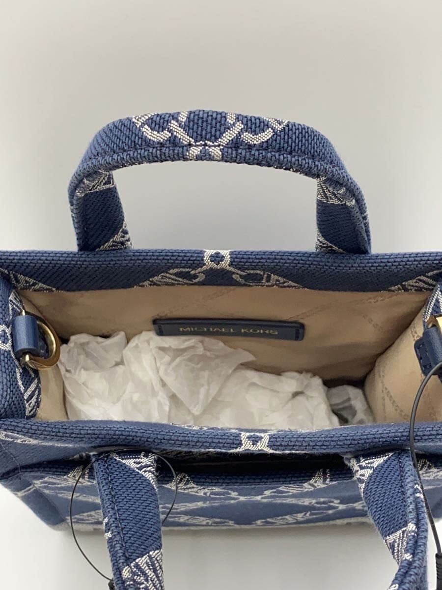 MICHAEL KORS Shoulder Bag NVY All Over Pattern CE-2303 6