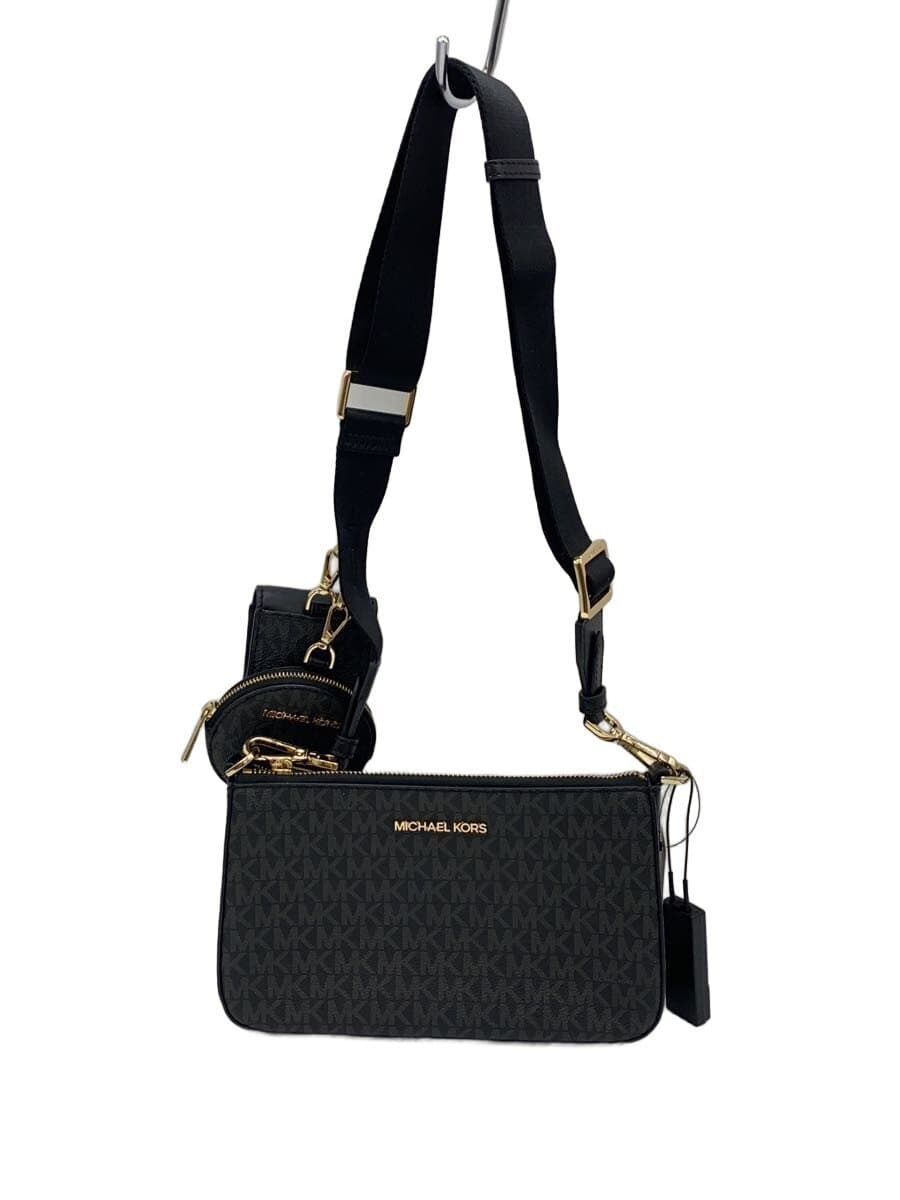 MICHAEL KORS Shoulder Bag PVC BLK All Over Pattern 35S2GTVC1B