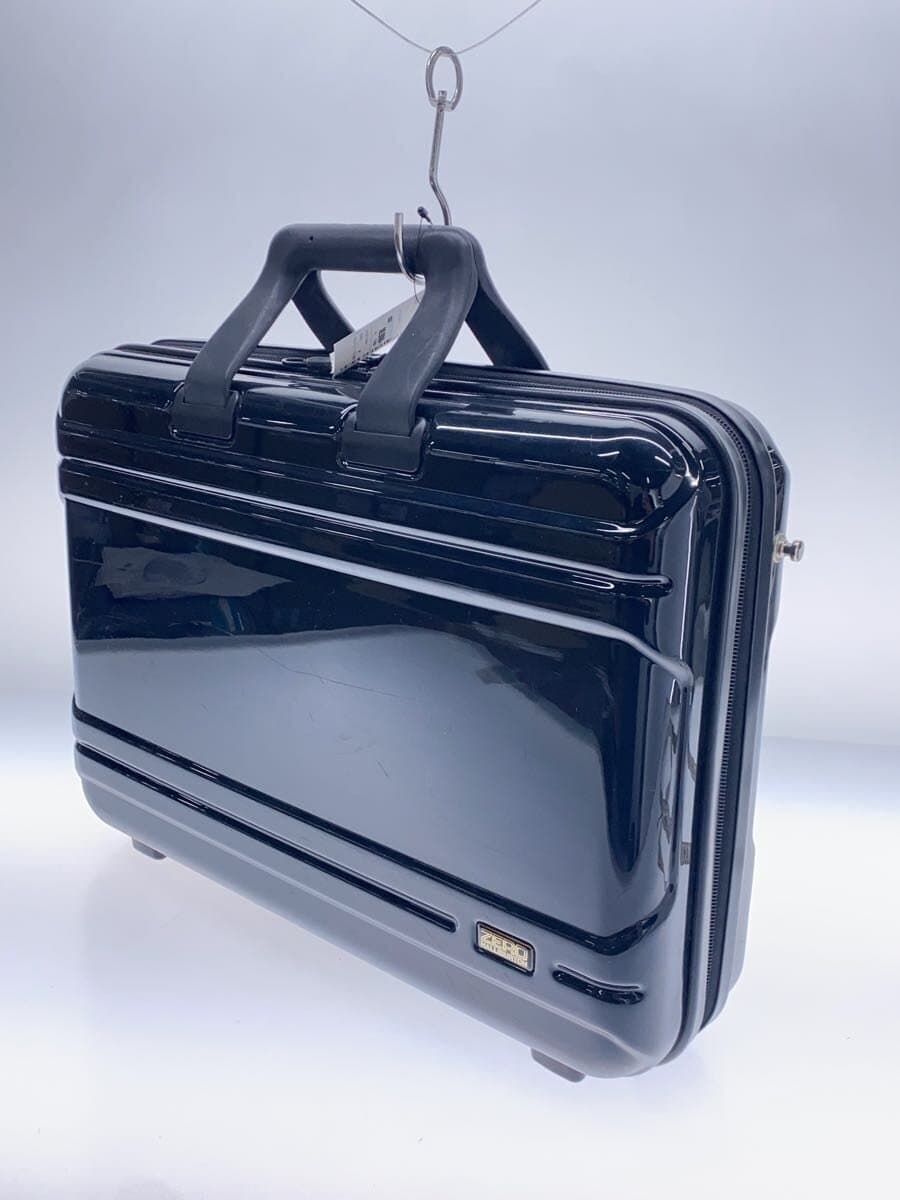 ZERO HALLIBURTON Attache Case BLK Solid 2