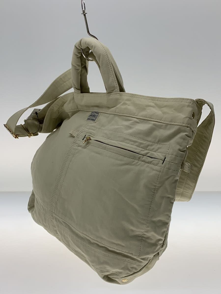 PORTER Tote Bag Nylon CRM Solid 754-15108 2