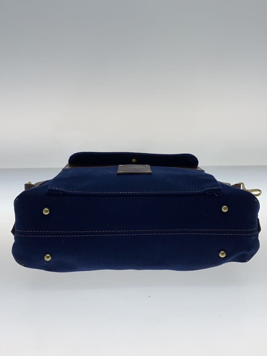 BEER BELLY Tote Bag Canvas NVY Solid 4